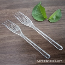 Forks di plastica usa e getta del marchio OEM posate in polistirene